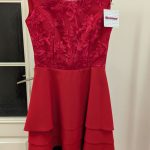 Elegancka Krótka Sukienka Z Fakturowanego Materiału 214/ II Gatunek-OUTLET OUTLET 6