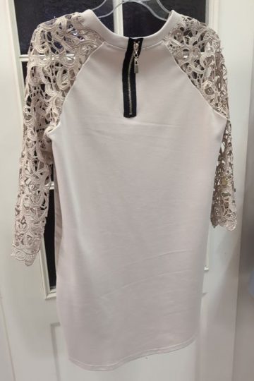 Wygodna Bluza Wizytowa Z Efektowną Koronką 215/ II Gatunek-OUTLET OUTLET 2