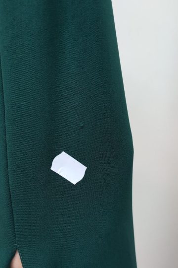 Elegancka Sukienka Maxi Z Marszczeniem W Talii I Głębokim Rozcięciem 2232-13/ II Gatunek-OUTLET OUTLET 2