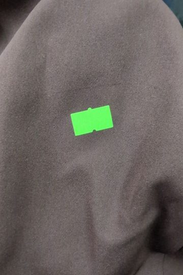Krótka Czekoladowa Sukienka Z Różą 319-61/ II Gatunek-OUTLET OUTLET 2